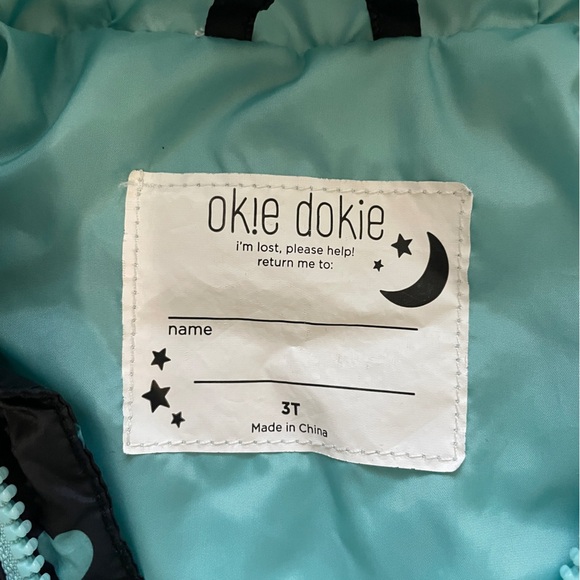 Okie Dokie Girls Puffer Jacket- 3T - Picture 8 of 11
